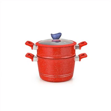 Daugiafunkcis aliuminio Wok su garintuvu