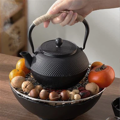 Apsauginės dangos emalio arbatinukas