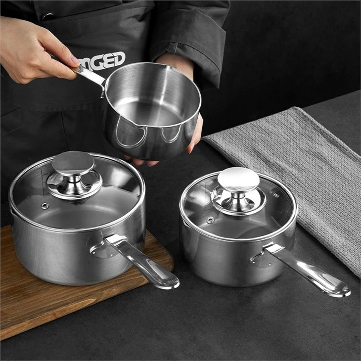 stainless steel non stick milk pan