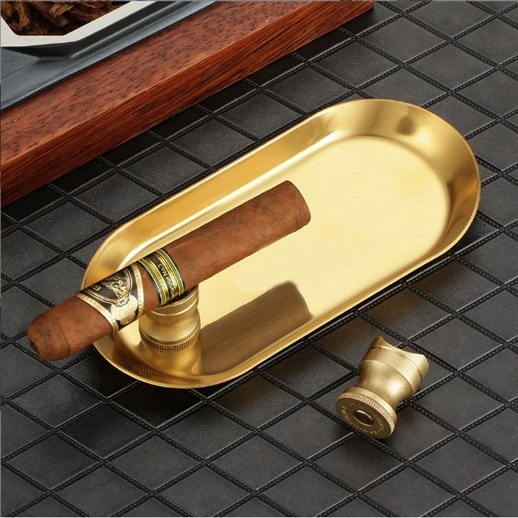 Vintage Brass Cigar Ashtray